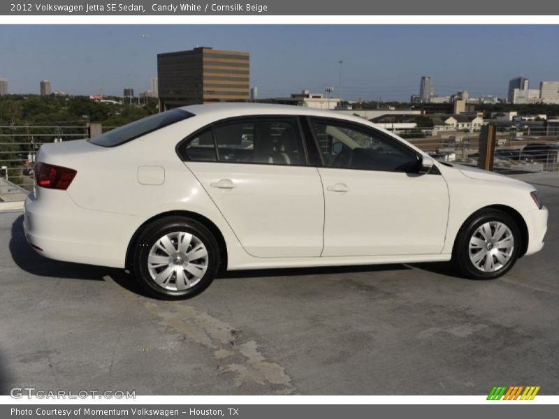Candy White / Cornsilk Beige 2012 Volkswagen Jetta SE Sedan
