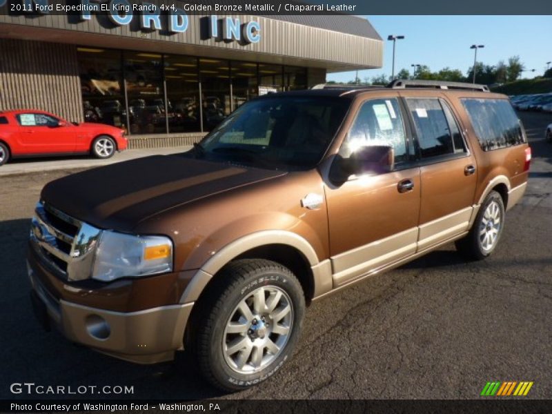 Golden Bronze Metallic / Chaparral Leather 2011 Ford Expedition EL King Ranch 4x4