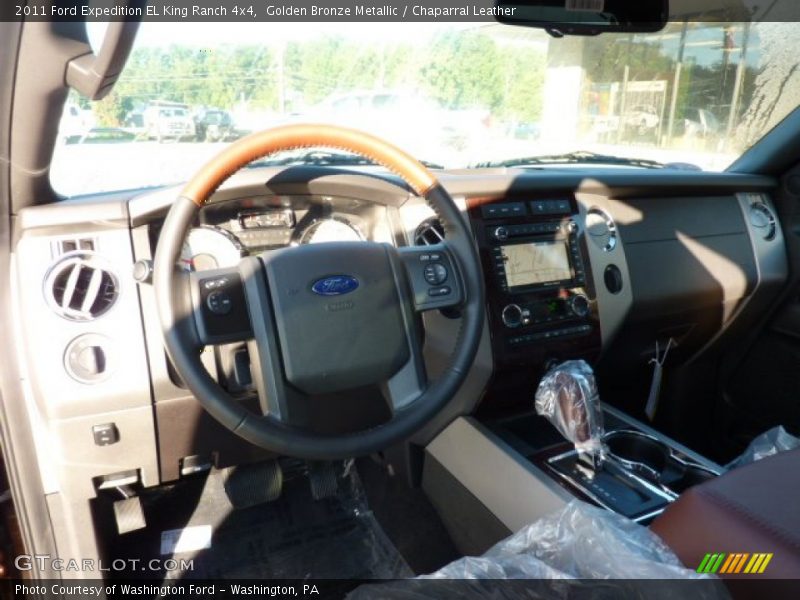 Golden Bronze Metallic / Chaparral Leather 2011 Ford Expedition EL King Ranch 4x4