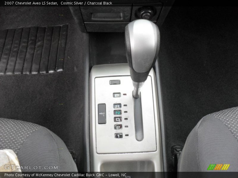 Cosmic Silver / Charcoal Black 2007 Chevrolet Aveo LS Sedan