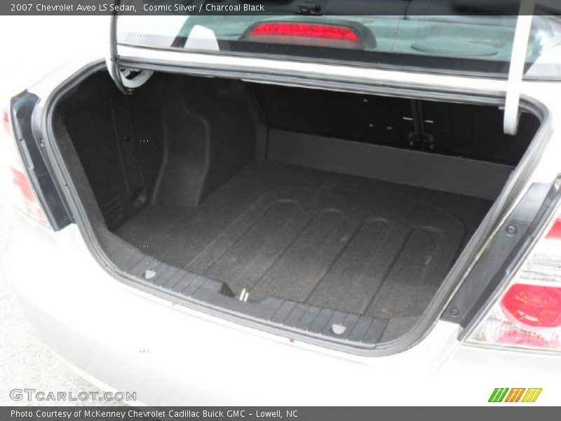 Cosmic Silver / Charcoal Black 2007 Chevrolet Aveo LS Sedan