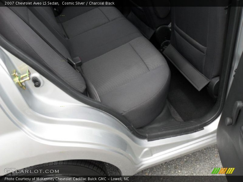 Cosmic Silver / Charcoal Black 2007 Chevrolet Aveo LS Sedan