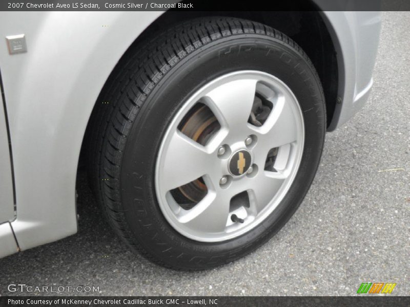 Cosmic Silver / Charcoal Black 2007 Chevrolet Aveo LS Sedan