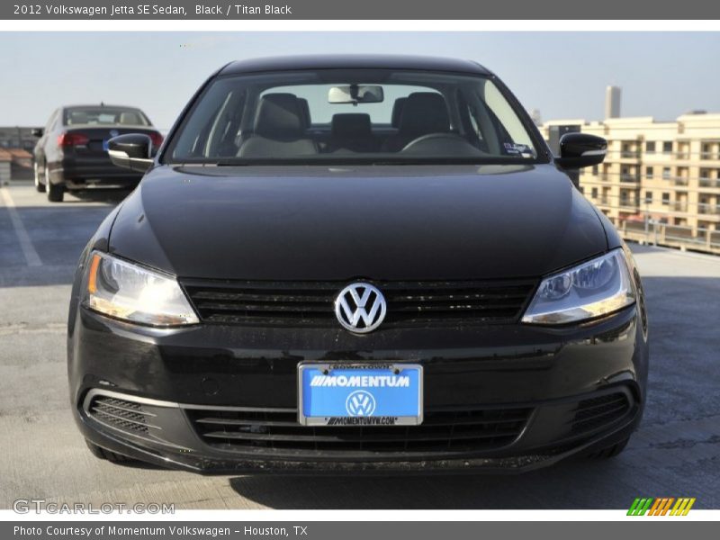 Black / Titan Black 2012 Volkswagen Jetta SE Sedan