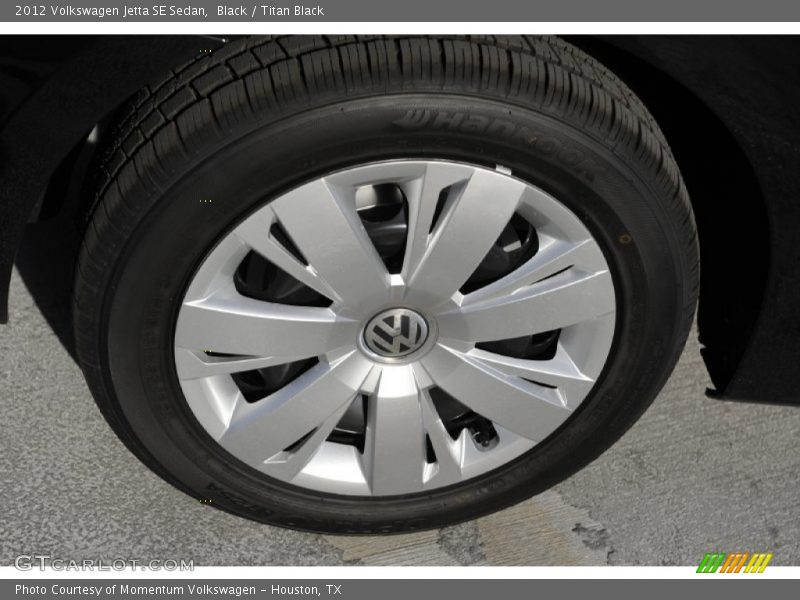 Black / Titan Black 2012 Volkswagen Jetta SE Sedan