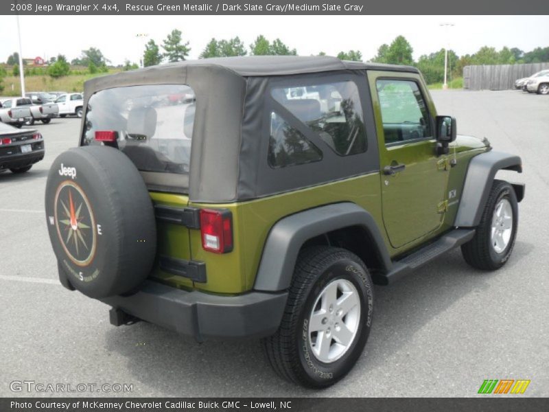 Rescue Green Metallic / Dark Slate Gray/Medium Slate Gray 2008 Jeep Wrangler X 4x4