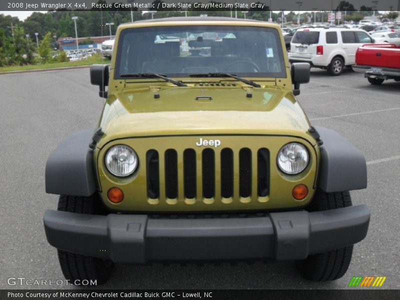 Rescue Green Metallic / Dark Slate Gray/Medium Slate Gray 2008 Jeep Wrangler X 4x4