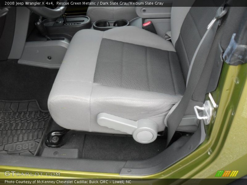 Rescue Green Metallic / Dark Slate Gray/Medium Slate Gray 2008 Jeep Wrangler X 4x4