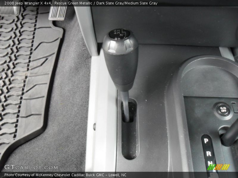 Rescue Green Metallic / Dark Slate Gray/Medium Slate Gray 2008 Jeep Wrangler X 4x4