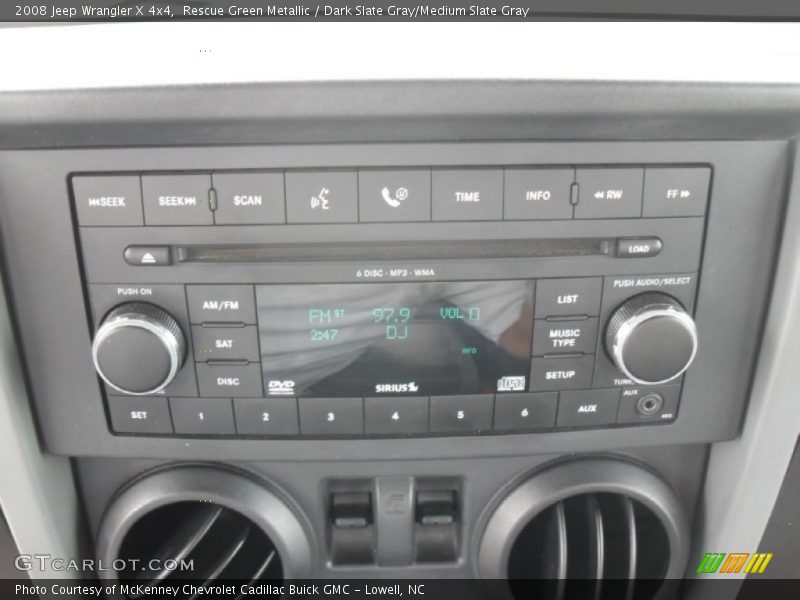 Rescue Green Metallic / Dark Slate Gray/Medium Slate Gray 2008 Jeep Wrangler X 4x4