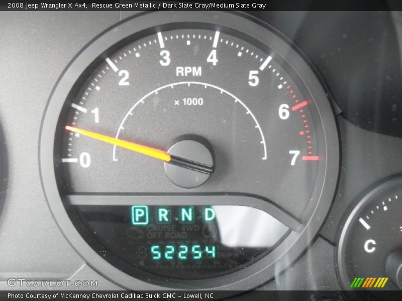Rescue Green Metallic / Dark Slate Gray/Medium Slate Gray 2008 Jeep Wrangler X 4x4