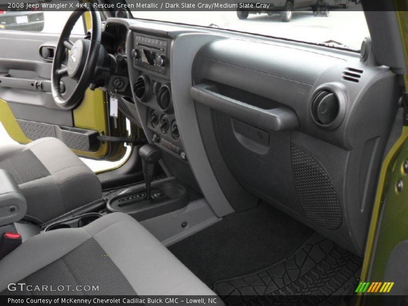 Rescue Green Metallic / Dark Slate Gray/Medium Slate Gray 2008 Jeep Wrangler X 4x4