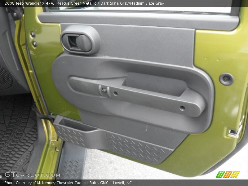 Rescue Green Metallic / Dark Slate Gray/Medium Slate Gray 2008 Jeep Wrangler X 4x4
