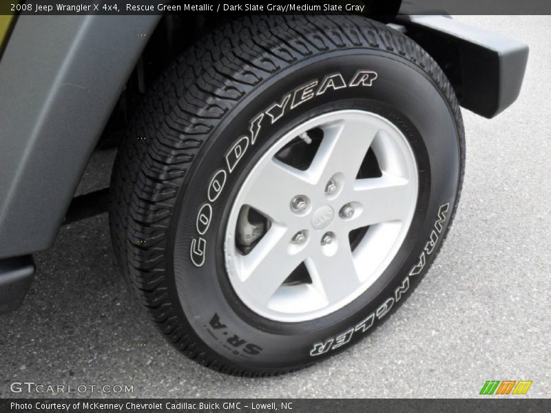 Rescue Green Metallic / Dark Slate Gray/Medium Slate Gray 2008 Jeep Wrangler X 4x4