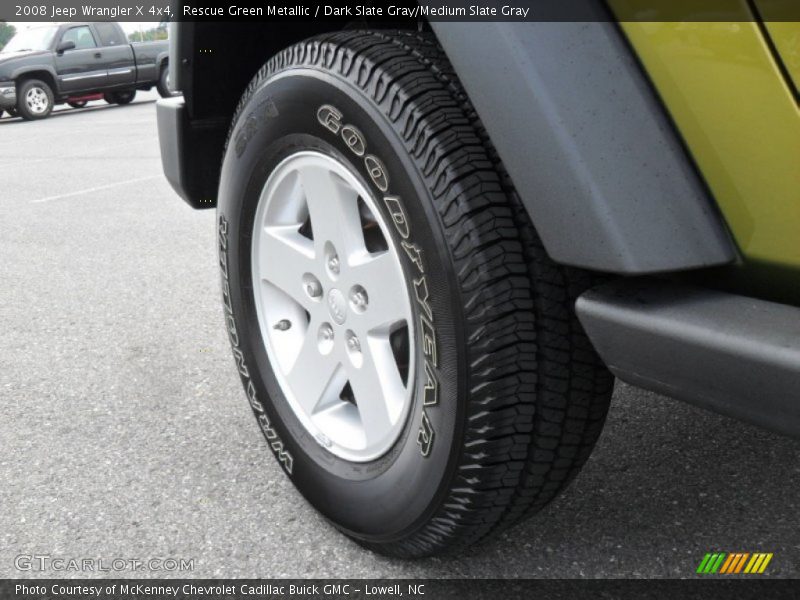 Rescue Green Metallic / Dark Slate Gray/Medium Slate Gray 2008 Jeep Wrangler X 4x4