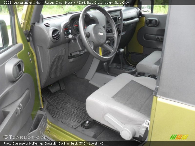 Rescue Green Metallic / Dark Slate Gray/Medium Slate Gray 2008 Jeep Wrangler X 4x4