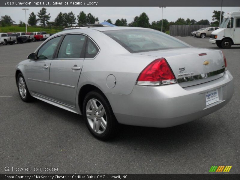 Silver Ice Metallic / Ebony 2010 Chevrolet Impala LT