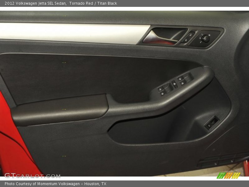 Tornado Red / Titan Black 2012 Volkswagen Jetta SEL Sedan