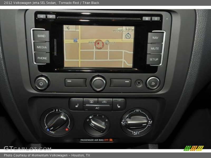 Controls of 2012 Jetta SEL Sedan