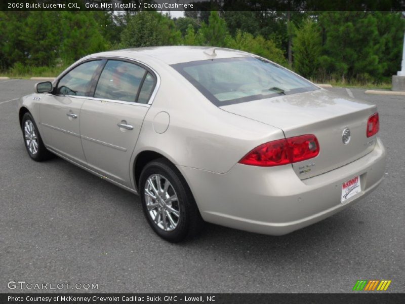 Gold Mist Metallic / Cocoa/Cashmere 2009 Buick Lucerne CXL