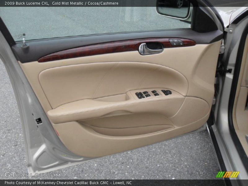 Gold Mist Metallic / Cocoa/Cashmere 2009 Buick Lucerne CXL