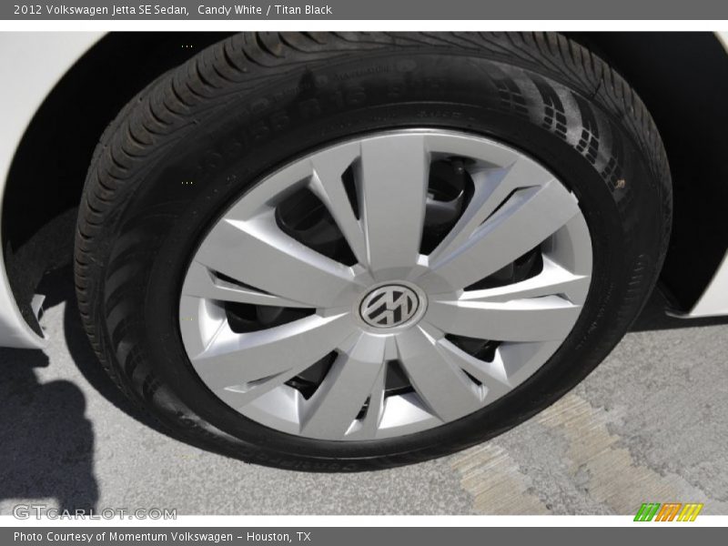 Candy White / Titan Black 2012 Volkswagen Jetta SE Sedan
