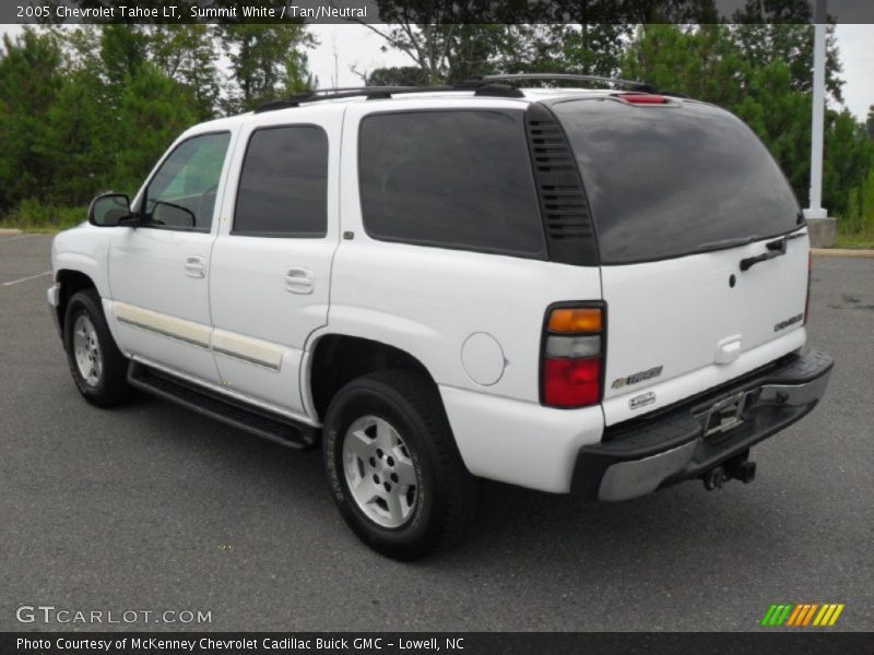 Summit White / Tan/Neutral 2005 Chevrolet Tahoe LT