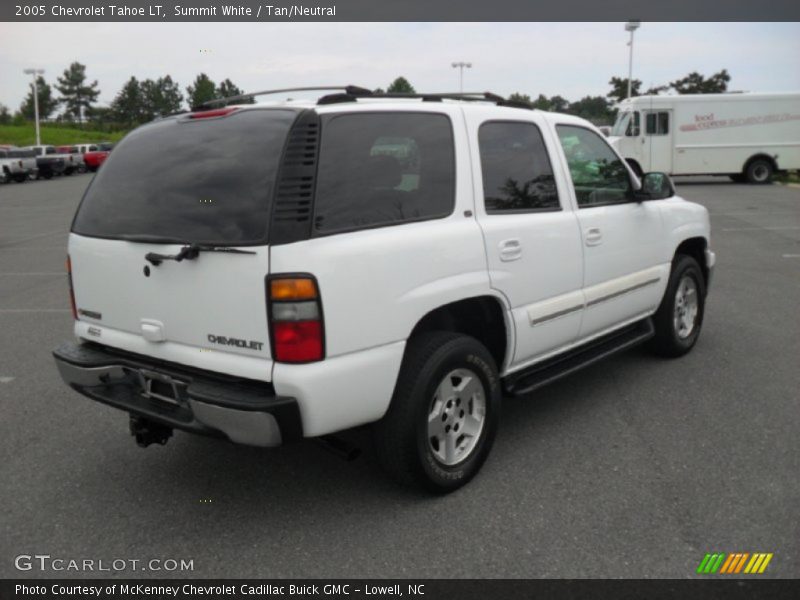 Summit White / Tan/Neutral 2005 Chevrolet Tahoe LT