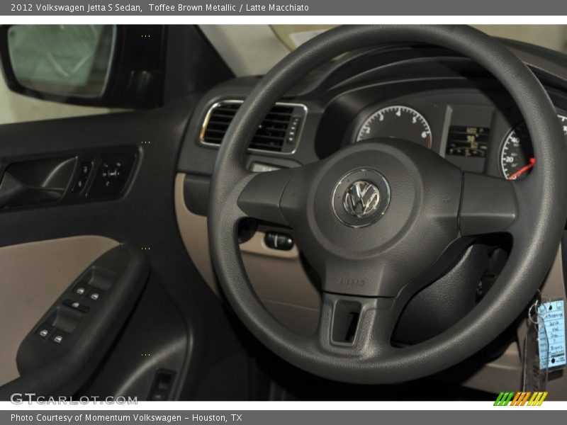 Toffee Brown Metallic / Latte Macchiato 2012 Volkswagen Jetta S Sedan