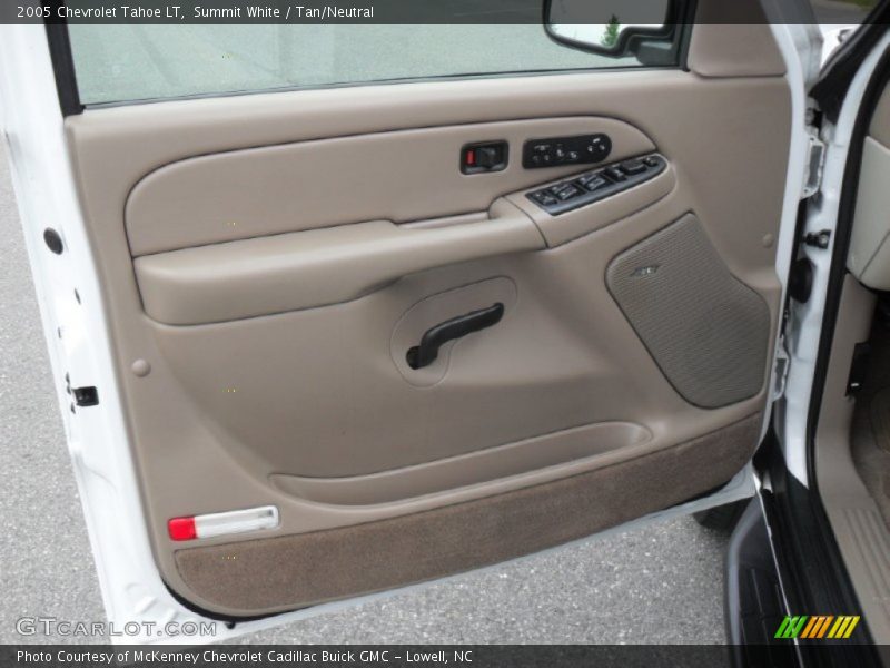 Summit White / Tan/Neutral 2005 Chevrolet Tahoe LT