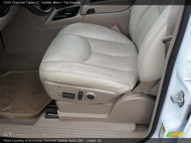 Summit White / Tan/Neutral 2005 Chevrolet Tahoe LT
