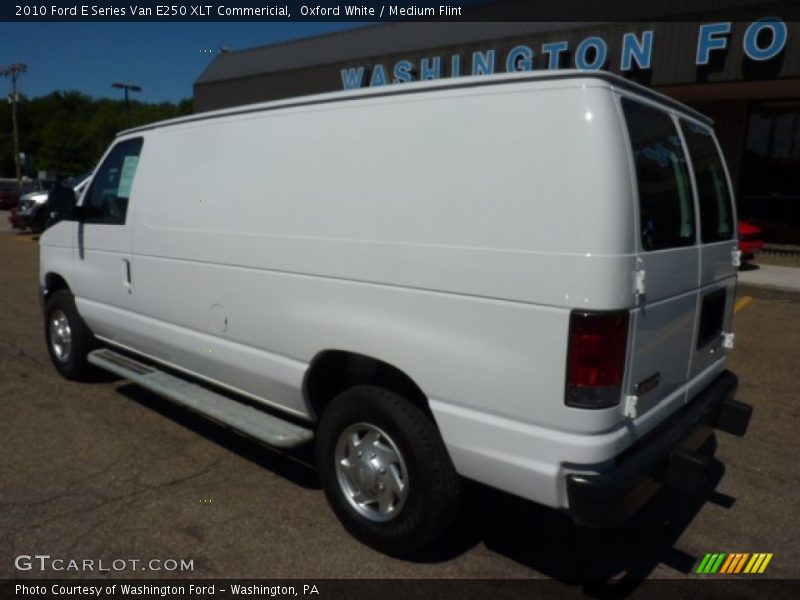 Oxford White / Medium Flint 2010 Ford E Series Van E250 XLT Commericial