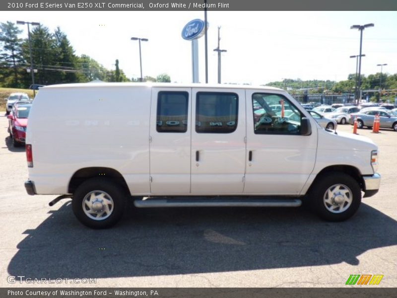 Oxford White / Medium Flint 2010 Ford E Series Van E250 XLT Commericial