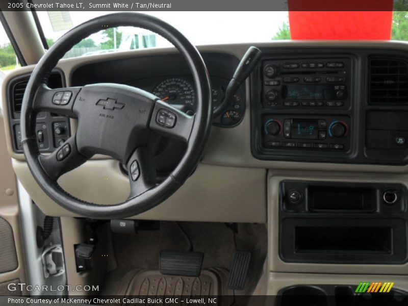 Summit White / Tan/Neutral 2005 Chevrolet Tahoe LT