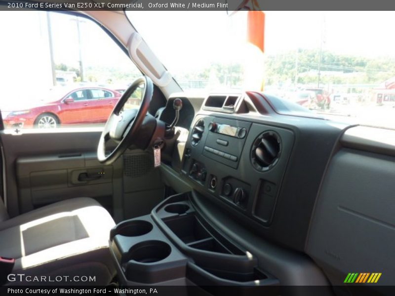 Oxford White / Medium Flint 2010 Ford E Series Van E250 XLT Commericial