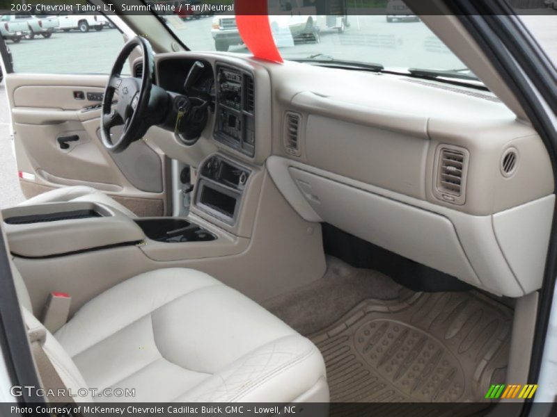 Summit White / Tan/Neutral 2005 Chevrolet Tahoe LT