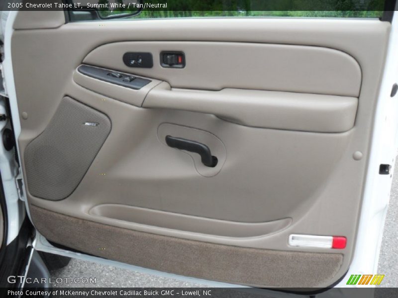Summit White / Tan/Neutral 2005 Chevrolet Tahoe LT