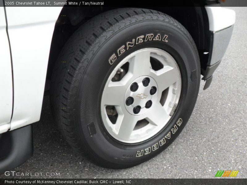 Summit White / Tan/Neutral 2005 Chevrolet Tahoe LT