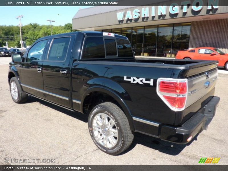 Black / Stone/Medium Stone 2009 Ford F150 Lariat SuperCrew 4x4