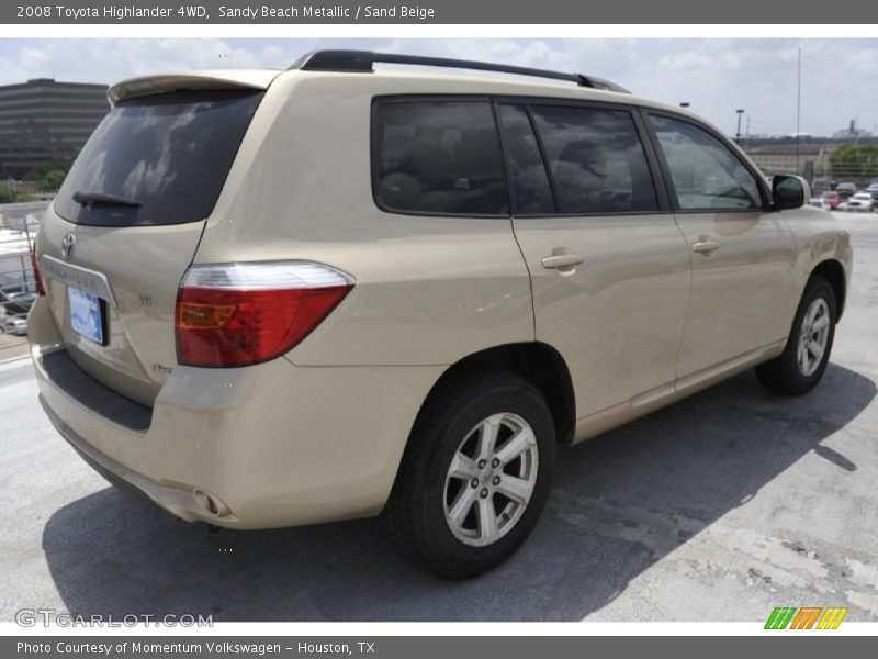 Sandy Beach Metallic / Sand Beige 2008 Toyota Highlander 4WD