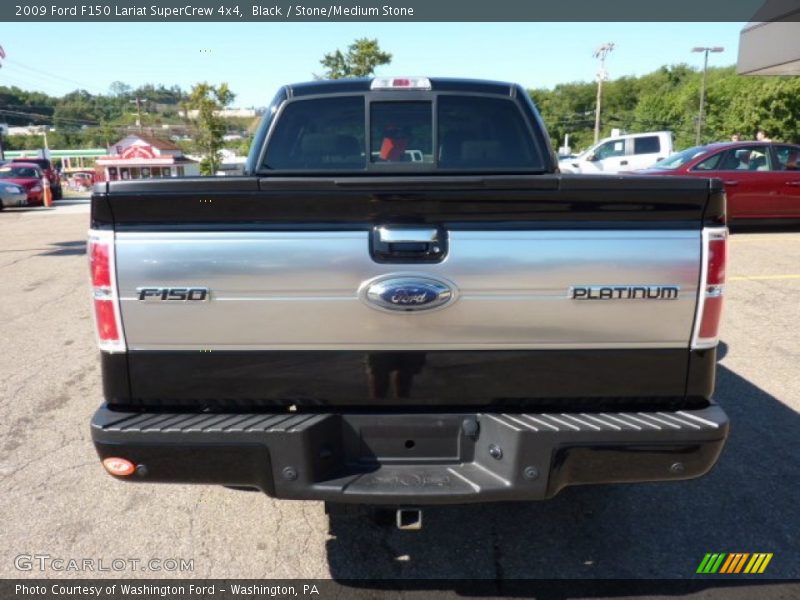 Black / Stone/Medium Stone 2009 Ford F150 Lariat SuperCrew 4x4