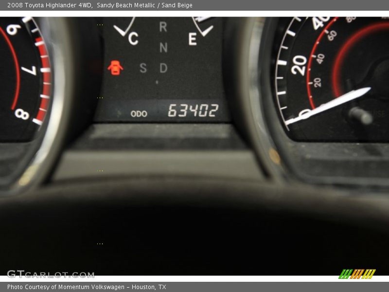 Sandy Beach Metallic / Sand Beige 2008 Toyota Highlander 4WD