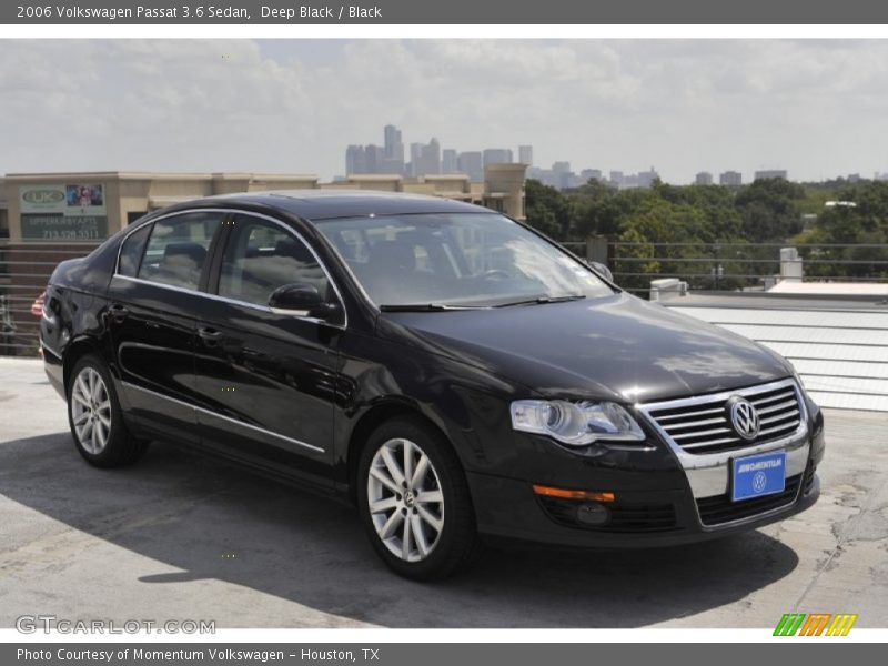 Deep Black / Black 2006 Volkswagen Passat 3.6 Sedan
