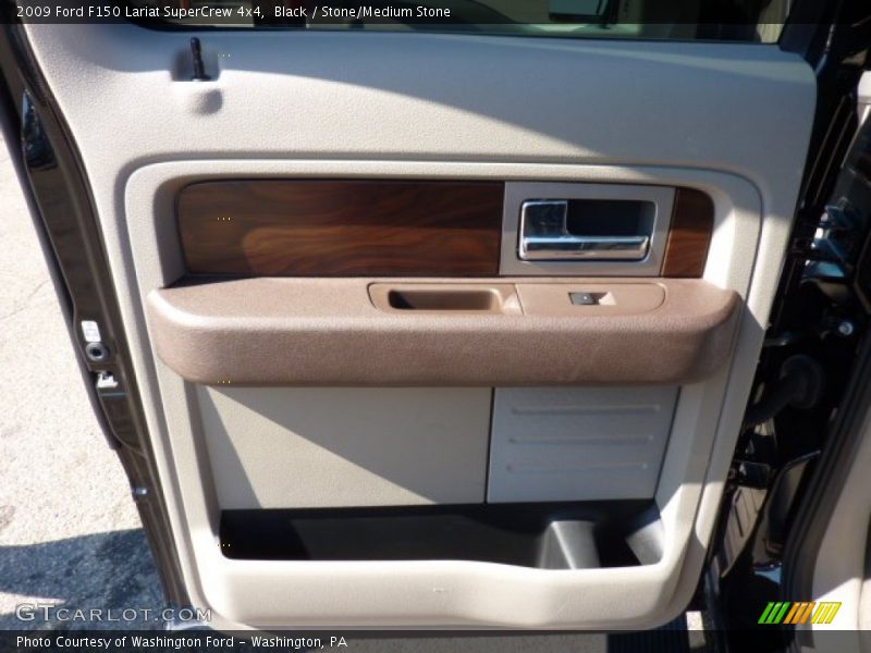 Black / Stone/Medium Stone 2009 Ford F150 Lariat SuperCrew 4x4