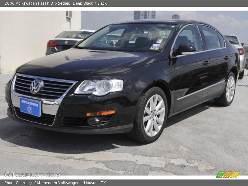 Deep Black / Black 2006 Volkswagen Passat 3.6 Sedan