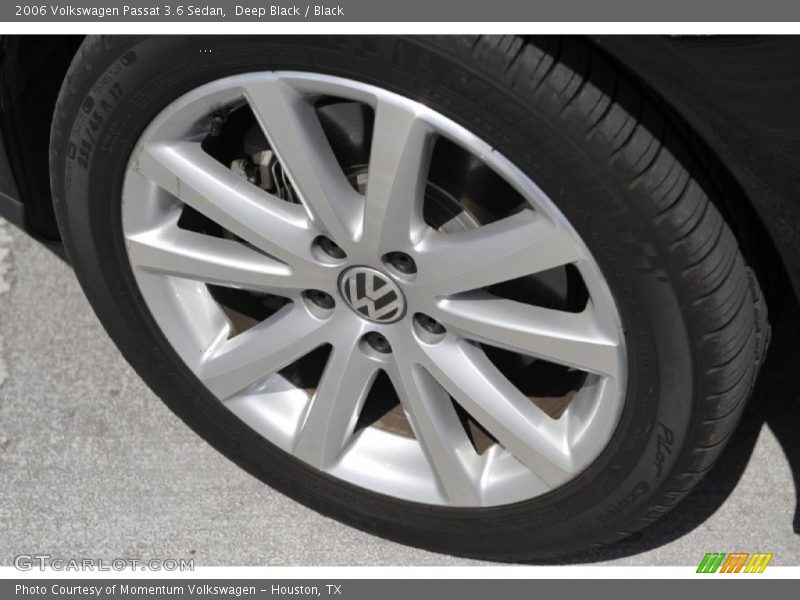 Deep Black / Black 2006 Volkswagen Passat 3.6 Sedan