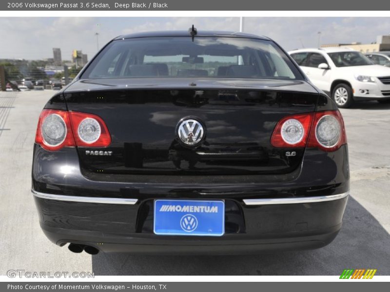 Deep Black / Black 2006 Volkswagen Passat 3.6 Sedan