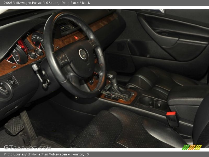 Deep Black / Black 2006 Volkswagen Passat 3.6 Sedan