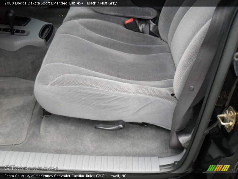 Black / Mist Gray 2000 Dodge Dakota Sport Extended Cab 4x4