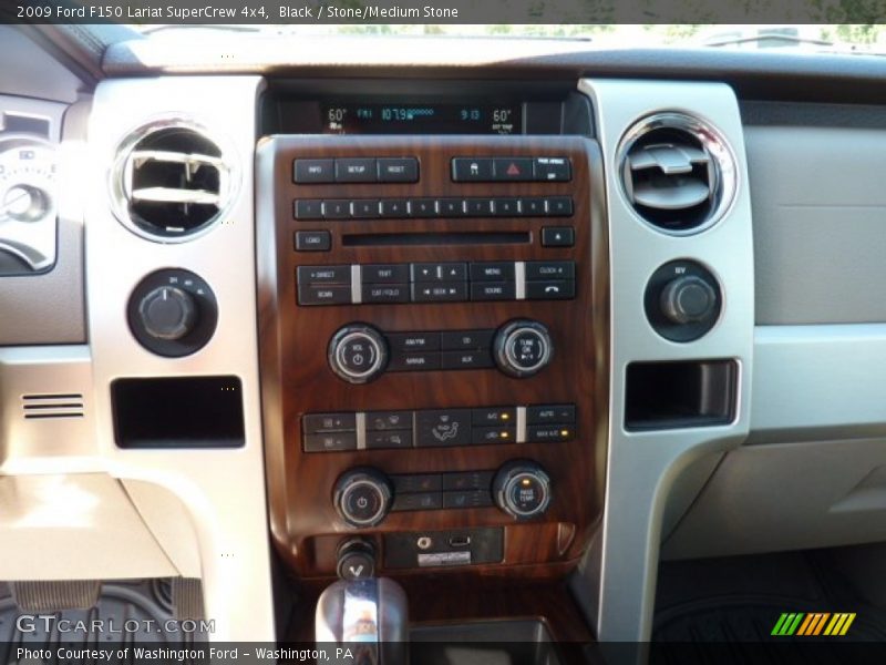 Black / Stone/Medium Stone 2009 Ford F150 Lariat SuperCrew 4x4